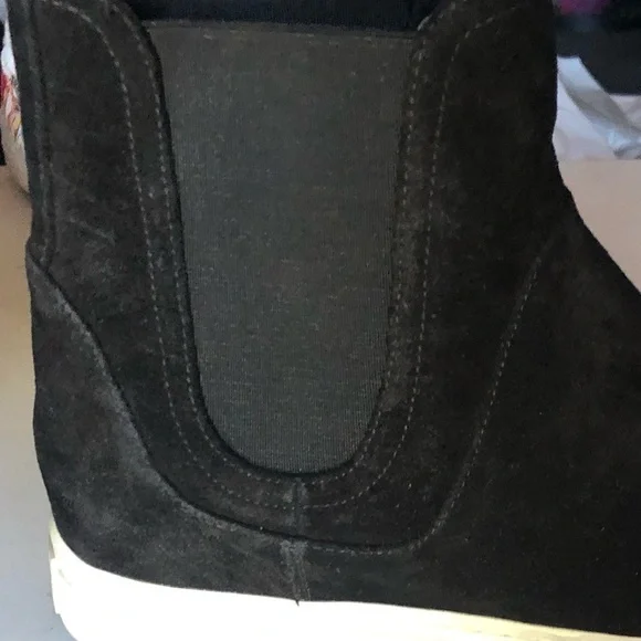 Vince Kelowna Sneaker Black Pewter Sport Suede size 6 - Picture 6 of 7